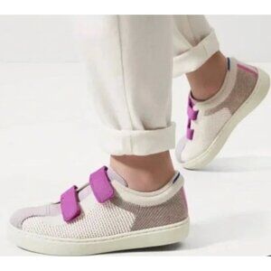 Rothy's Double Velcro Knit Strap On Sneakers Size 1